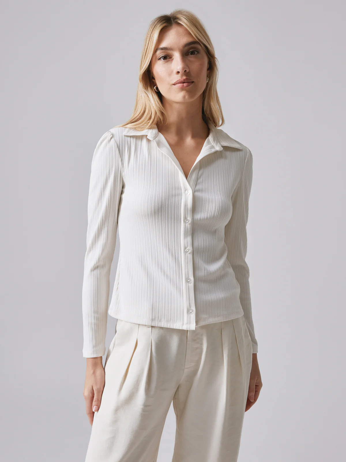 Candy Knit Shirt Chalk | Sanctuary Clothing