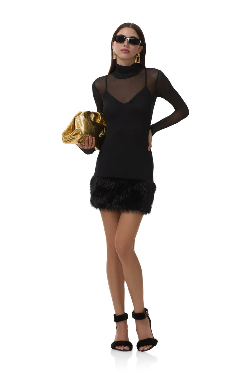 Saige Dress - Noir | ShopAFRM