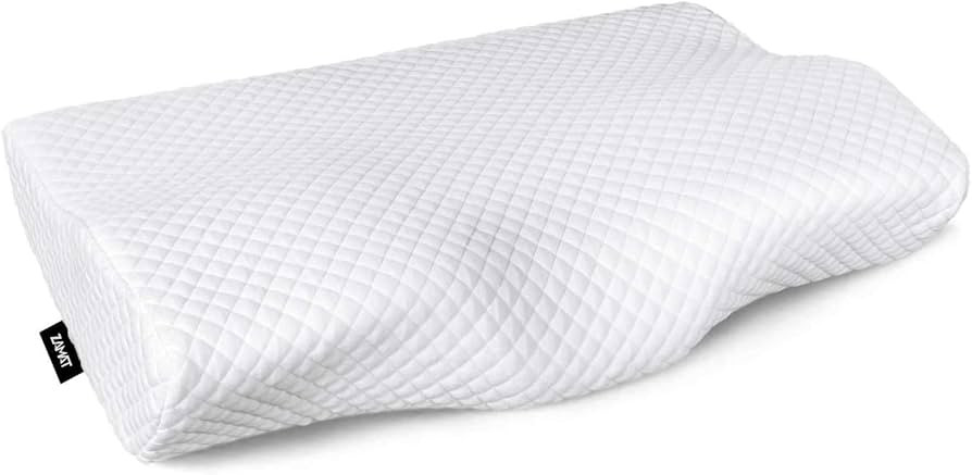 ZAMAT Memory Foam Pillow for Neck Pain Relief, Adjustable Orthopedic Ergonomic Cervical Pillow fo... | Amazon (US)