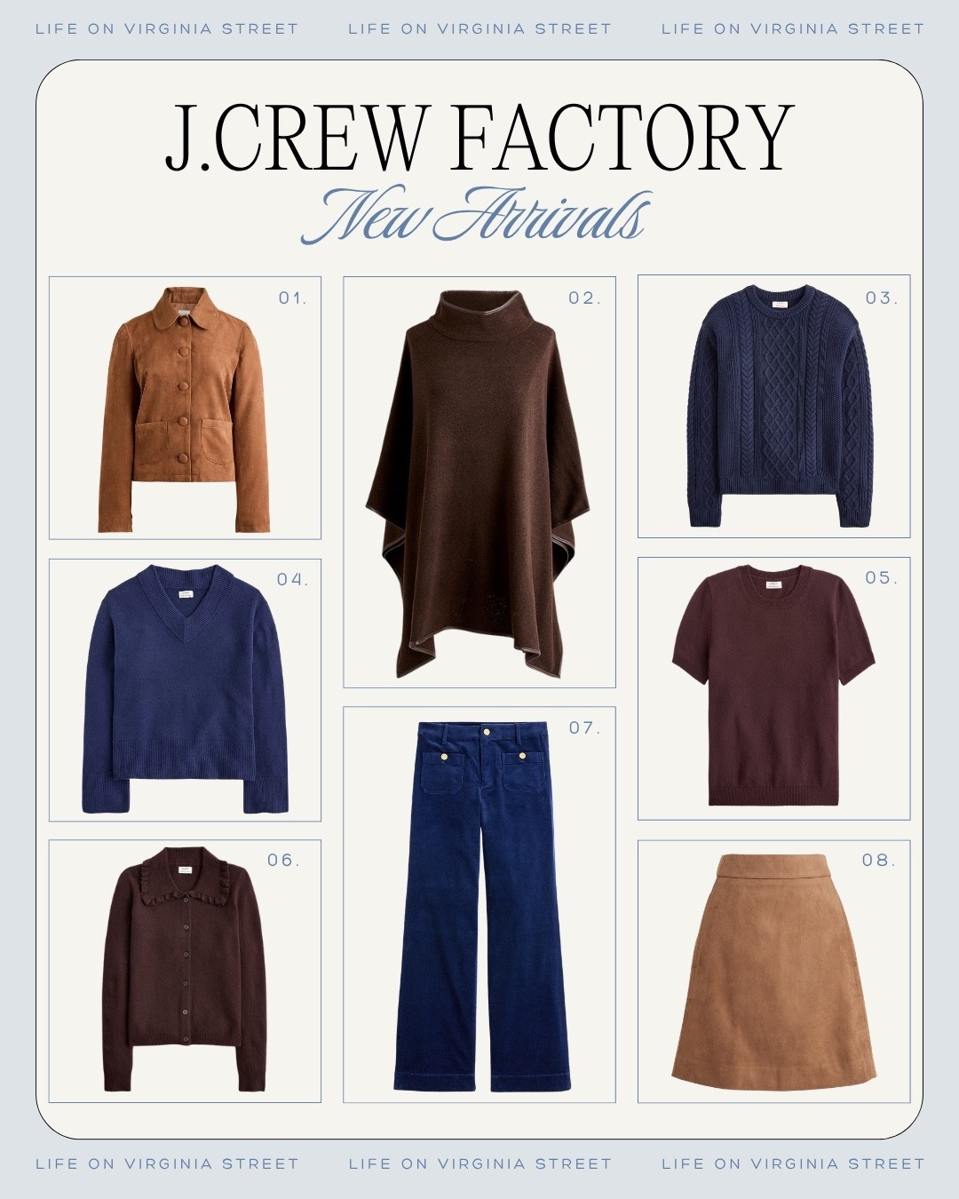 JCrew factory new arrivals 

J.Crew Factory new arrivals, J.Crew Factory fall new arrivals, J.Crew Factory fall fashion, J.Crew Factory women, J.Crew Factory clothing, J.Crew Factory fall outfits, J.Crew Factory sweaters, J.Crew Factory jeans, J.Crew Factory pants, J.Crew Factory dresses, fall new arrivals, fall fashion, fall outfits for women, fall outfit ideas, fall wardrobe essentials, fall capsule wardrobe, fall sweaters, cable knit sweater, crewneck sweater, cardigan sweater, fall jackets, field jacket, fall jeans, wide leg jeans, bootcut jeans, dark wash jeans, fall pants, wide leg pants, corduroy pants, fall dresses, shirt dress, fall skirts, midi skirt, fall workwear, business casual outfits, plaid outfits, striped sweater, preppy fall outfits, classic fall style, affordable fall fashion, fall fashion finds, women’s fall fashion, petite friendly fashion, tall friendly fashion

#LTKootd #LTKgrwm