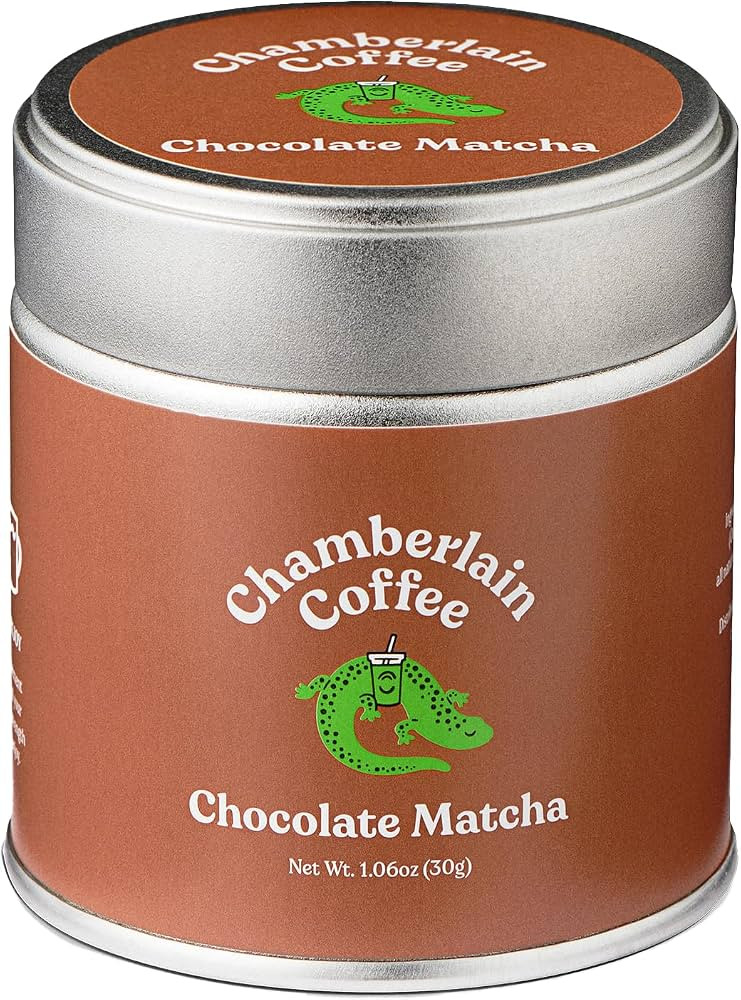 Chamberlain Coffee Original Chocolate Matcha Powder - Ceremonial Grade Matcha Green Tea - Sourced... | Amazon (US)
