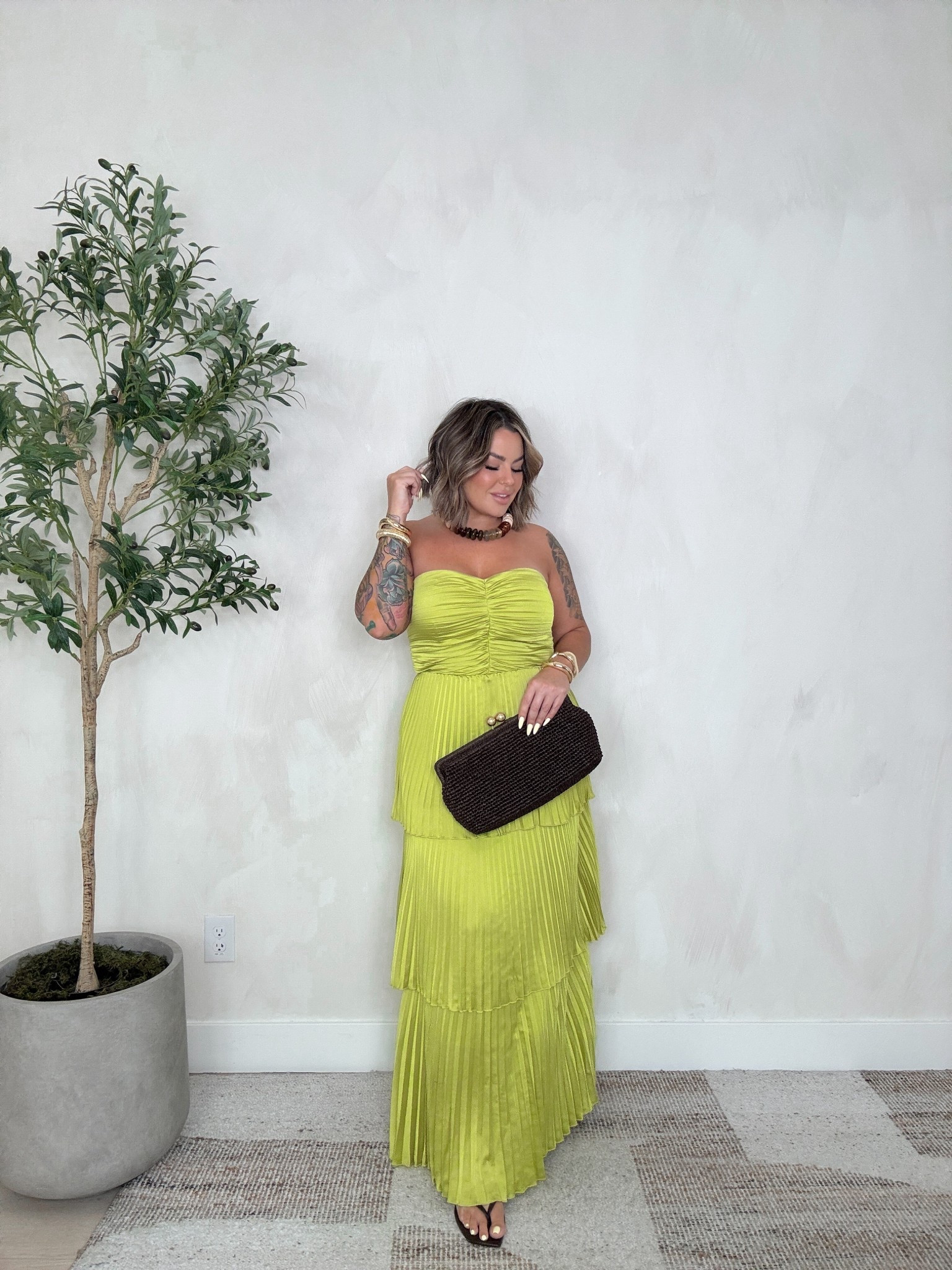 Wedding guest dress 
Dress size L tall wearing with my cakes nip covers linked. Use code AFLTK to save $ today’s the last day of the sale. 


#LTKWedding #LTKSaleAlert #LTKMidsize