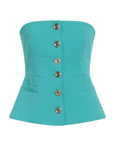 Pinko Woman Top Turquoise Size 8 Polyester, Elastane | YOOX (US)