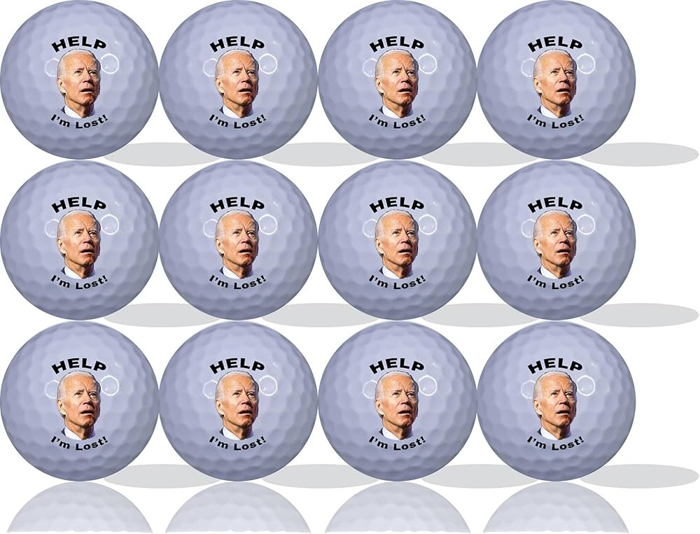 Help I'm Lost Joe Biden Golf Balls 12 Pack • Great Gift Idea | Gift for Golfer | Novelty Golf B... | Amazon (US)