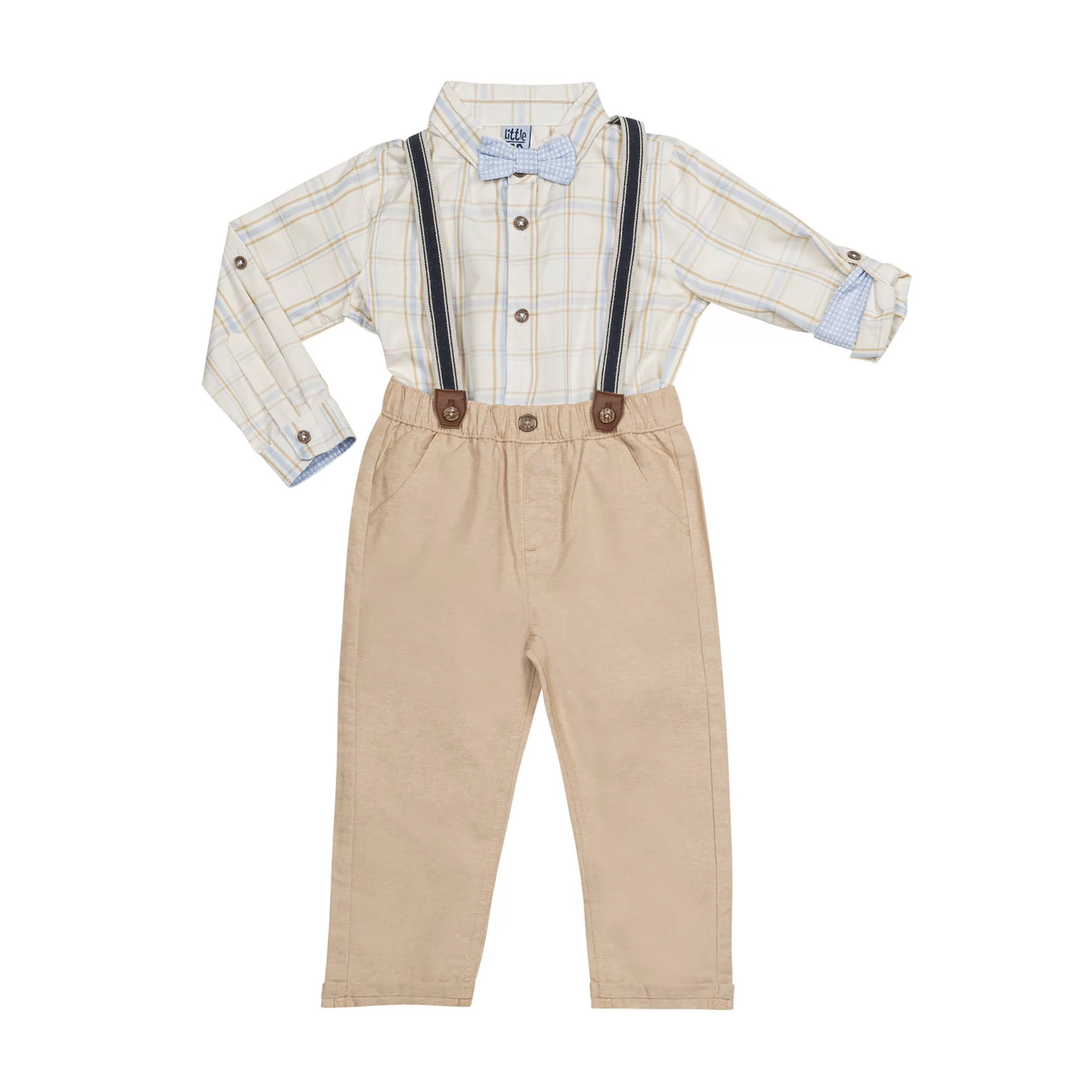 Baby and Toddler Boy Little Lad Suspender Set | Kohl's