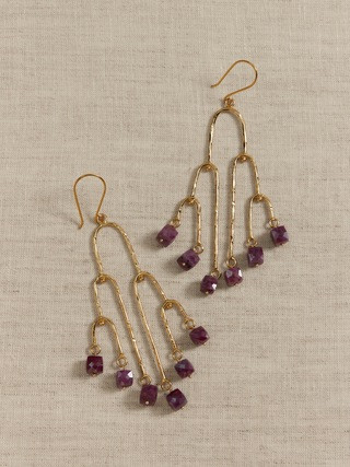 Juliette Ruby Earrings | Aureus + Argent | Banana Republic (US)