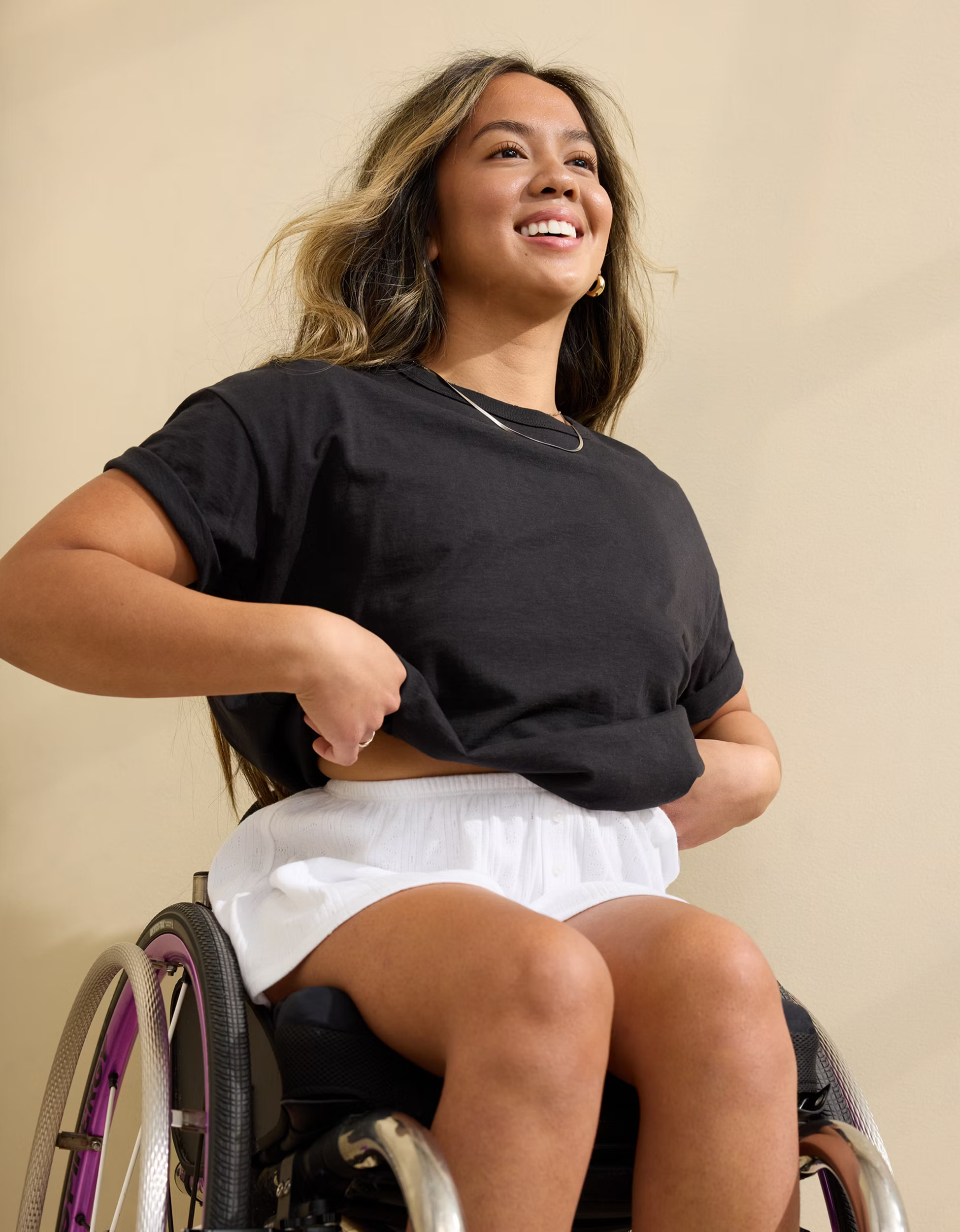 Aerie Distressed Basic Boyfriend T-Shirt | American Eagle Outfitters (US & CA)