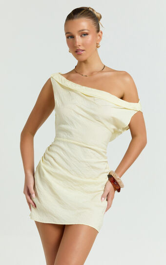 Lioness - Sweetheart Mini Dress in Butter | Showpo (US, UK & Europe)