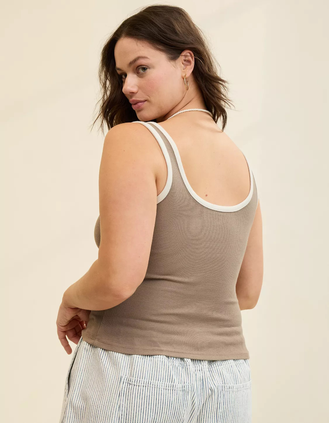 Aerie Double Scoop Neck Tank Top | Aerie
