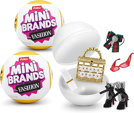 Mini Brands Fashion 2 Pack Series 3 by ZURU Real Miniature Fashion Brands Collectible Toy, 2 Caps... | Amazon (US)