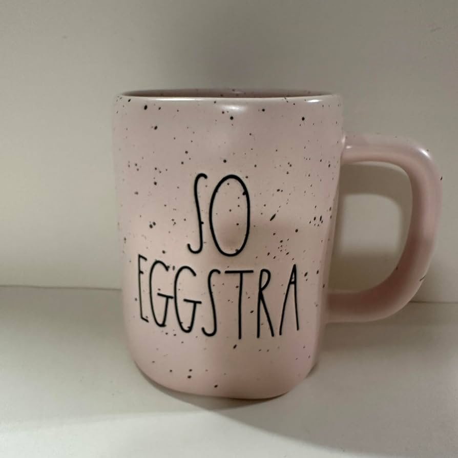 Rae -EASTER Coffee Mug and Product Series 2- Dunn By Magenta (SO EGGSTRA Mug Pink Speckled) | Amazon (US)