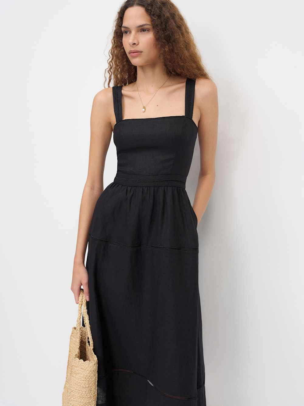 Everett Linen Dress | Reformation (Global)