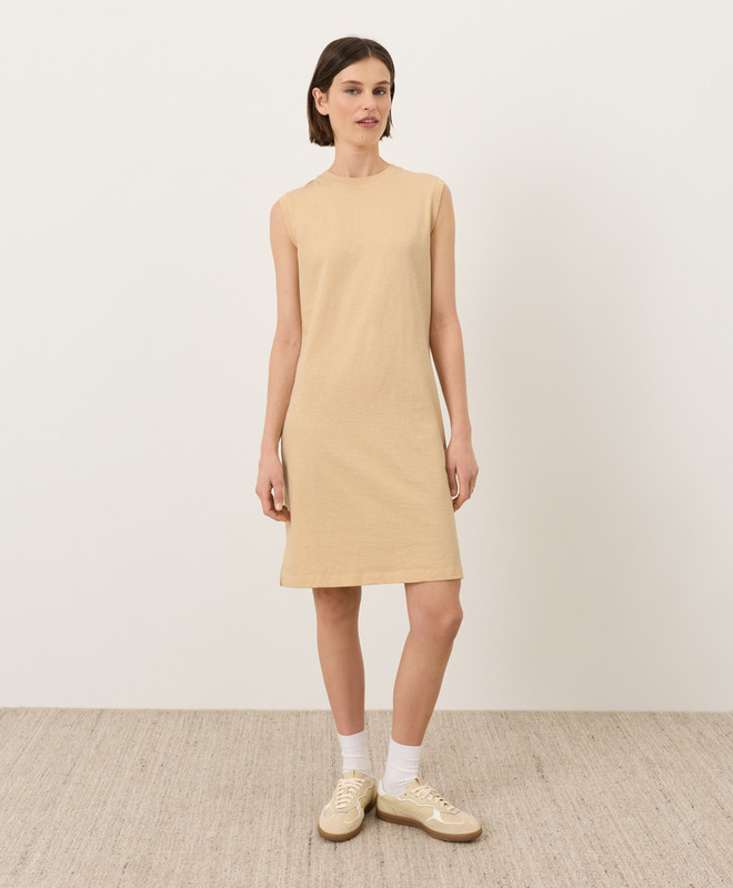 Women\u2019s Soft-slub Essential Easy Muscle Tee Dress made with Organic Cotton | Pact | Pact Apparel