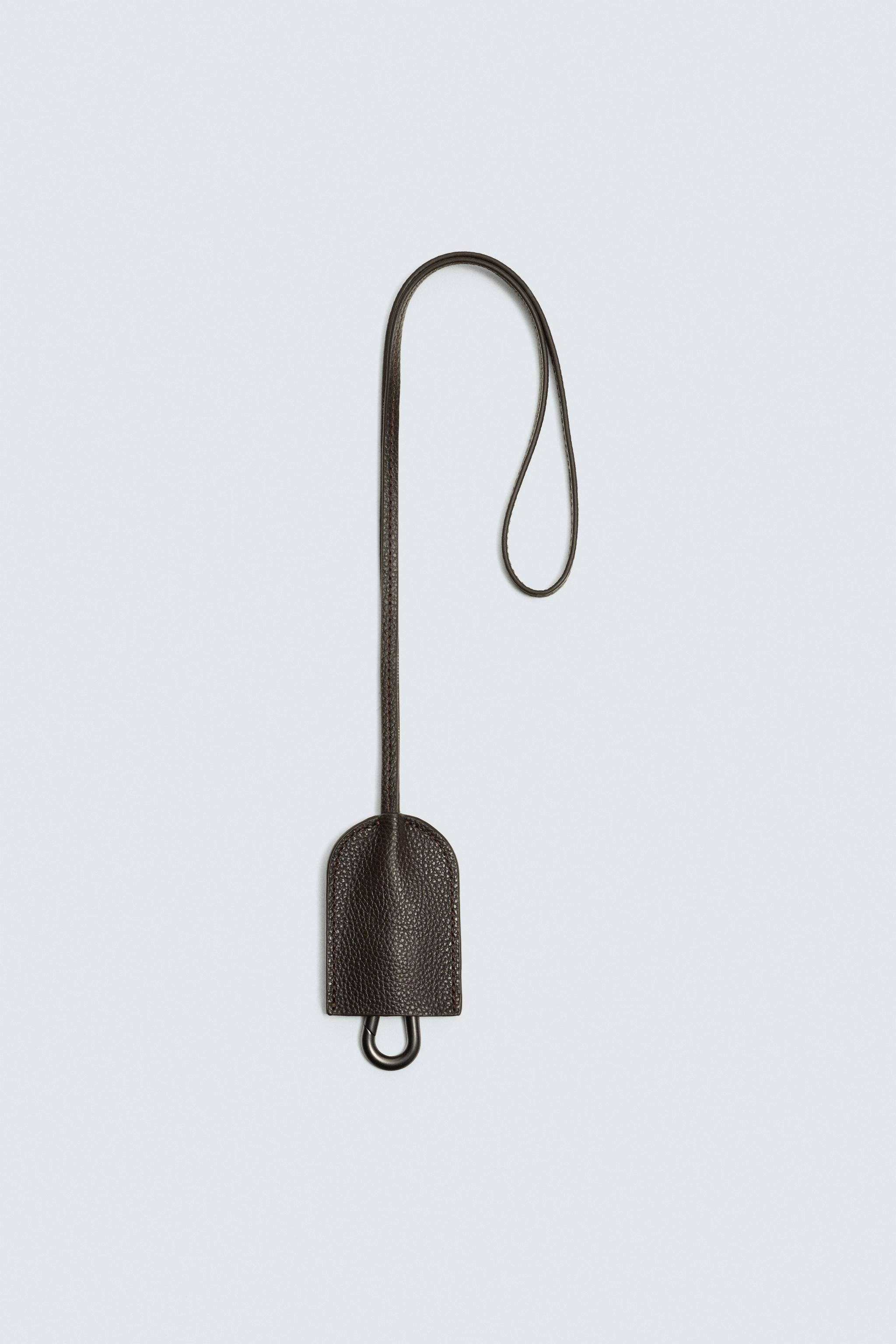 LEATHER PENDANT KEYRING | Zara UK