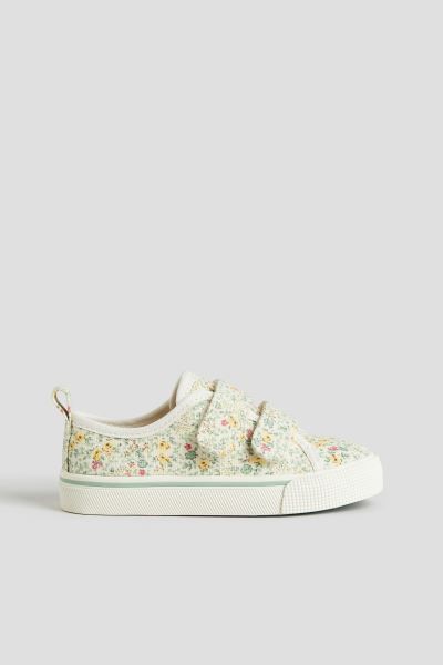 Floral-patterned Canvas Sneakers | H&M (US + CA)