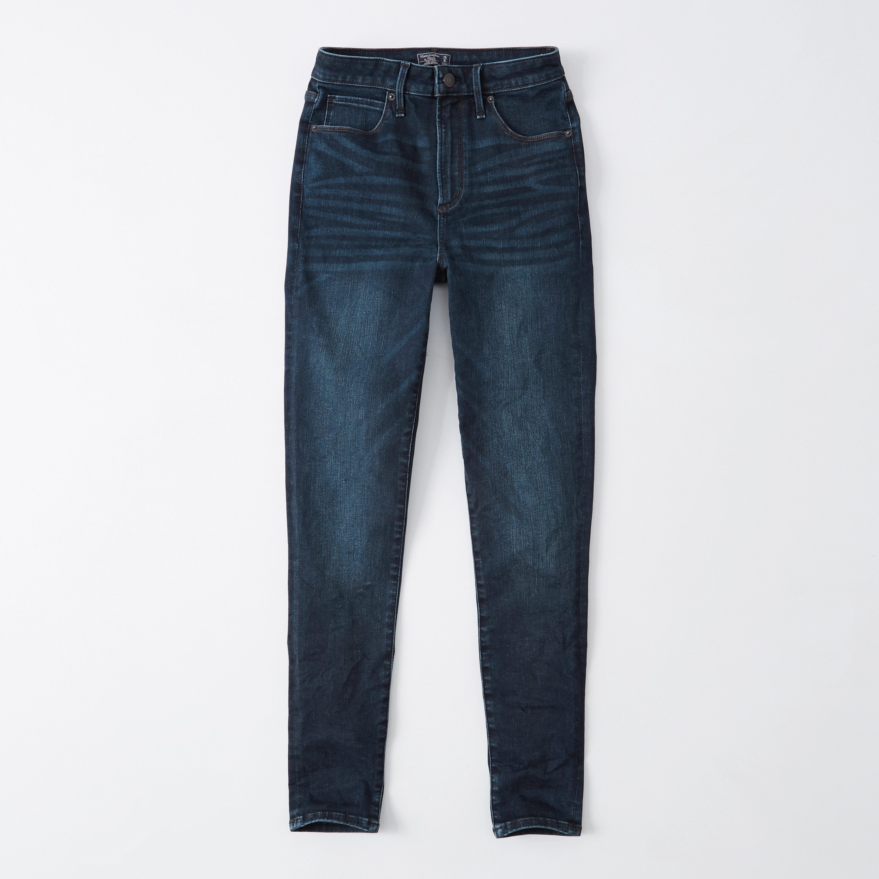 Curve Love High Rise Super Skinny Jeans | Abercrombie & Fitch (US)