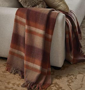 Plaid Wool Throw | Rejuvenation