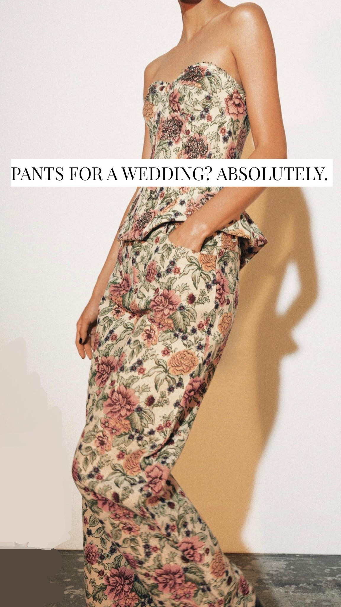 Peres t wedding guest outfit for fall.