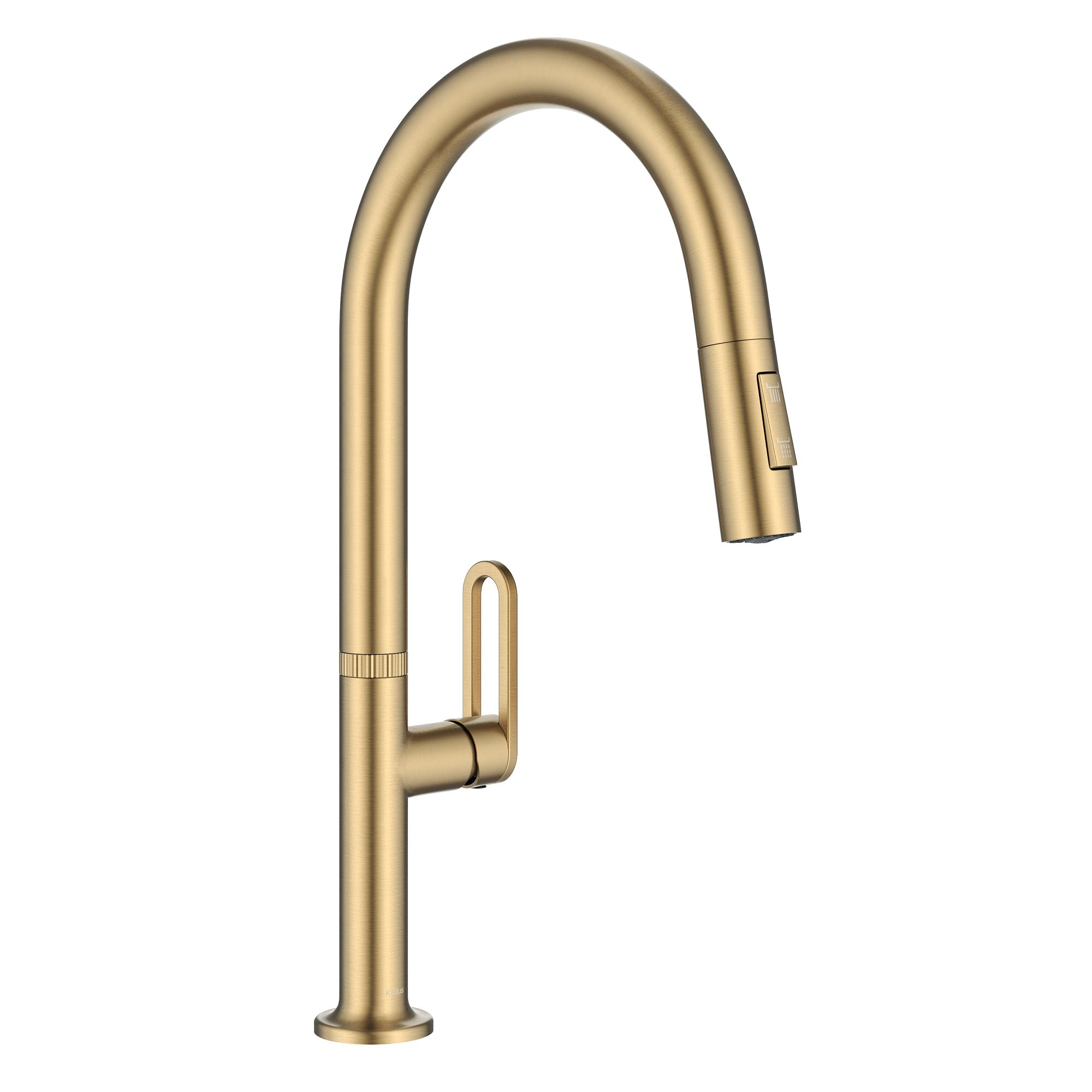 KRAUS Vetra 2-Function Single Handle Pull Down Kitchen Faucet in Spot-Free Brushed Brass, KPF-285... | Amazon (US)