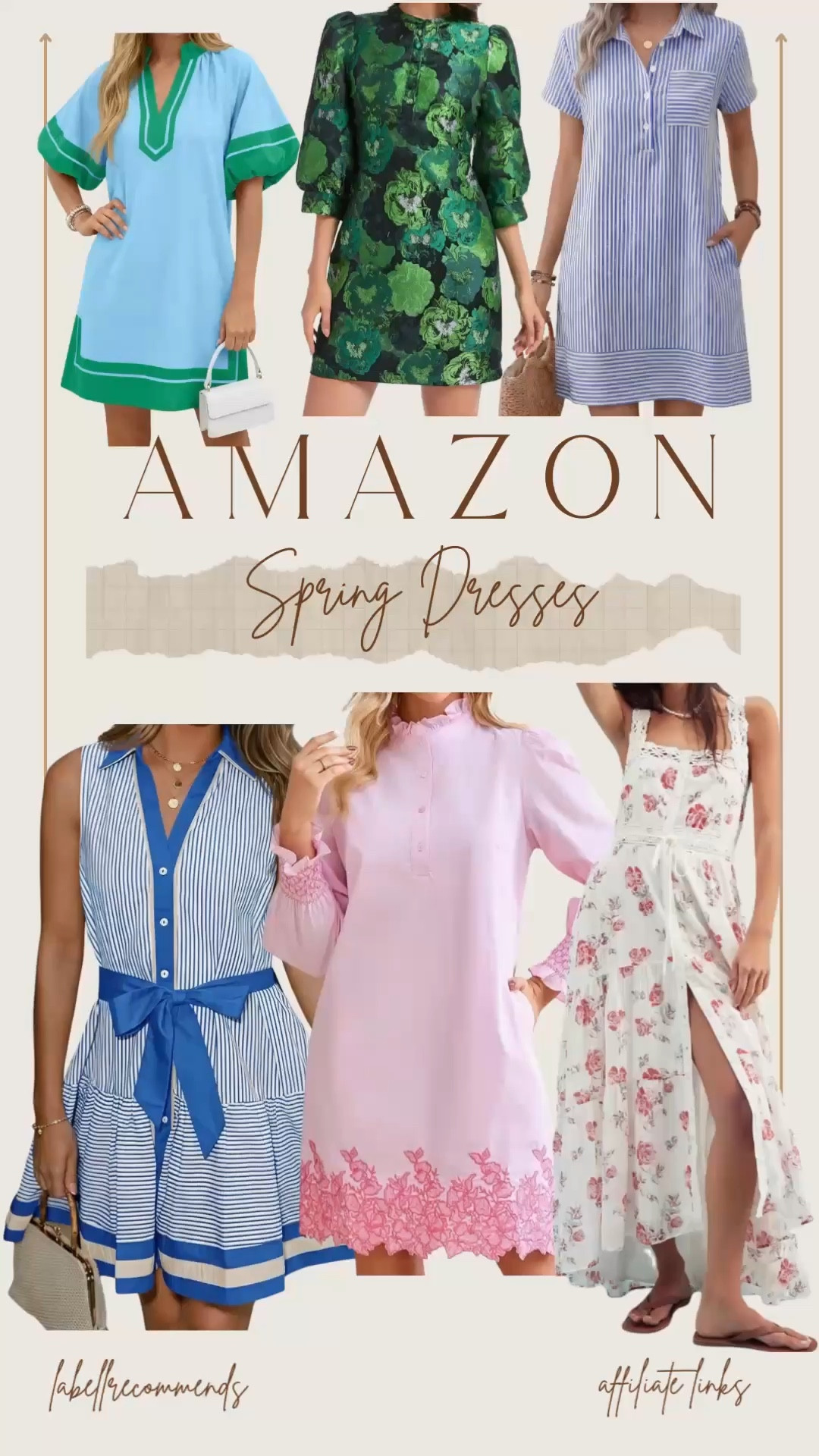 Spring dresses from Amazon are here and they are SO good — flowy floral midi dresses, breezy linen styles, and flattering tiered options most under $50. True to size, lightweight fabric, and perfect for brunch, Mother’s Day, vacation, or a casual spring day. Links are all shoppable below!

#LTKunder50 · #LTKStyleTip
#AmazonFashion · #SpringDress · #AmazonDresses ·#SpringOutfit

Spring fashion, dress for graduation, Amazon spring dress, midi dress, dress for Mother’s Day, maxi dress, 

#LTKMothersDay #LTKOver40 #LTKSeasonal