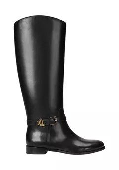 Lauren Ralph Lauren Brooke Burnished Leather Riding Boots | Belk
