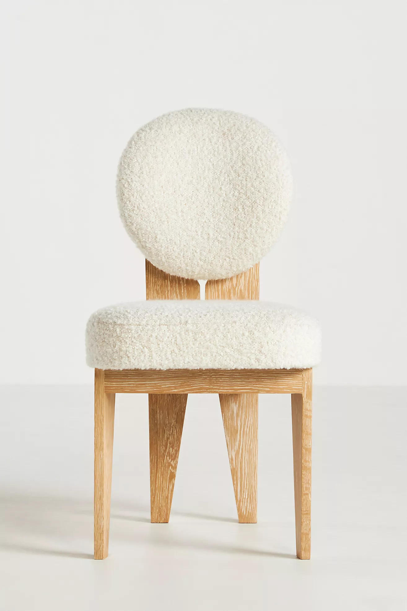 Bouclé Charlotte Armless Dining Chair | Anthropologie (US)