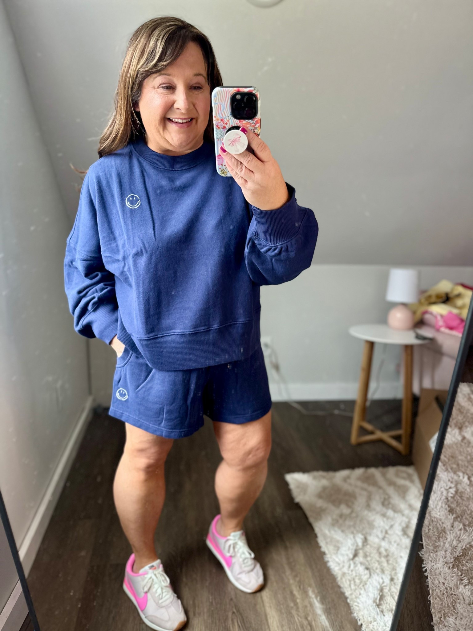 Saw the smiley faces and had to have. 😃 Size down in both. 

#LTKmomlife #LTKootd #LTKOver40