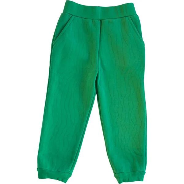 Lucky Quilted Sweatpants, Green | Maisonette