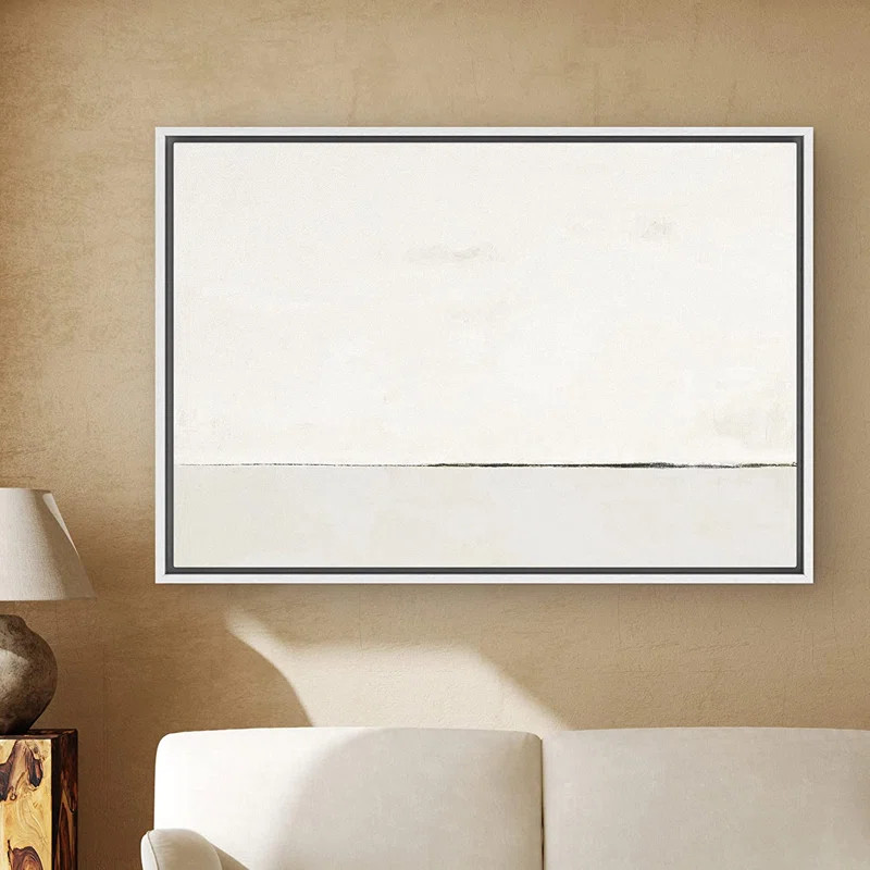 Contemporary Chic Minimal Framed On Canvas Print | Wayfair North America