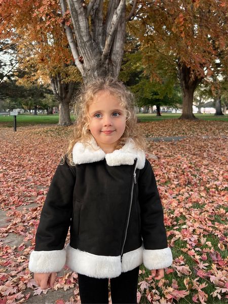 Girls kids toddler faux fur coat, black white jacket, baby uggs 

#LTKSeasonal #LTKHoliday #LTKkids