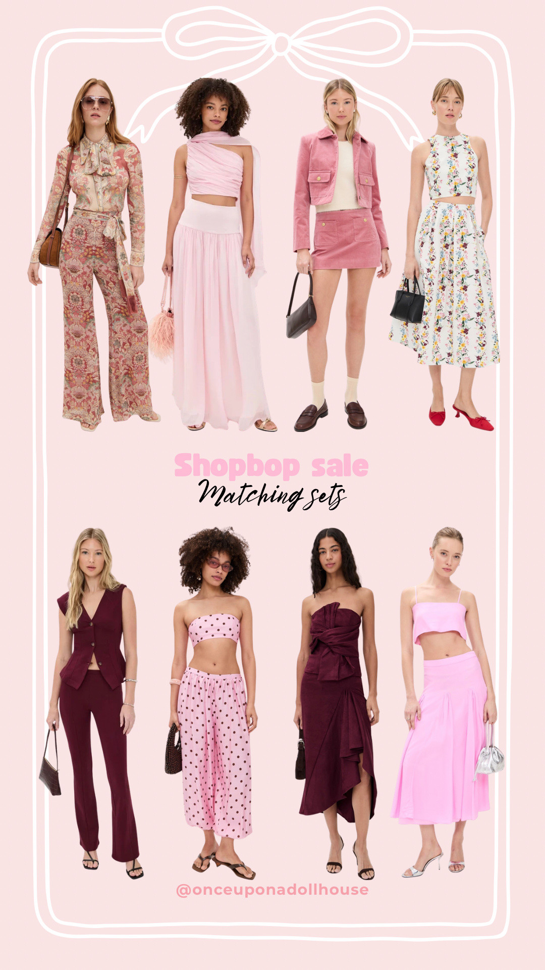 Shopbop sale - Matching sets!

#LTKsummer #LTKsale #LTKstyletip