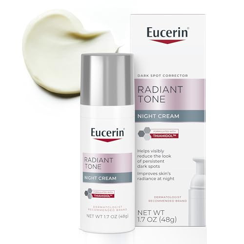 Eucerin Radiant Tone Night Cream, Dark Spot Corrector with Thiamidol, Night Moisturizer for Face, Mothers Day Gifts, 1.7 Oz Bottle | Amazon (US)