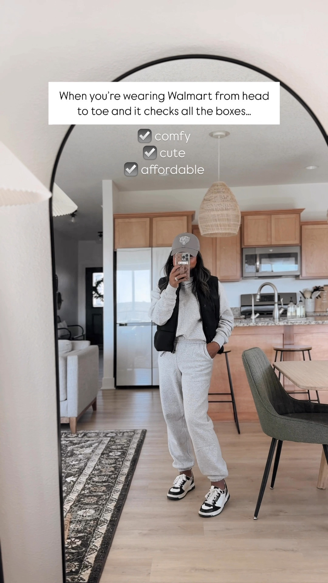 #WalmartPartner I’m in my sports mom era and these pieces from @walmart checks all the boxes!…Cute, comfy, and affordable!  I would size down on the sweatpants, sweatshirt, and vest.  My normal size is a Small but bought XXS sweatpants (28” inseam), XS sweatshirt, and XS puffer vest. #walmartfashion @walmartfashion 

Fall fashion - petite fashion - petite style - athleisure 

#LTKActive #LTKFindsUnder50 #LTKOver40