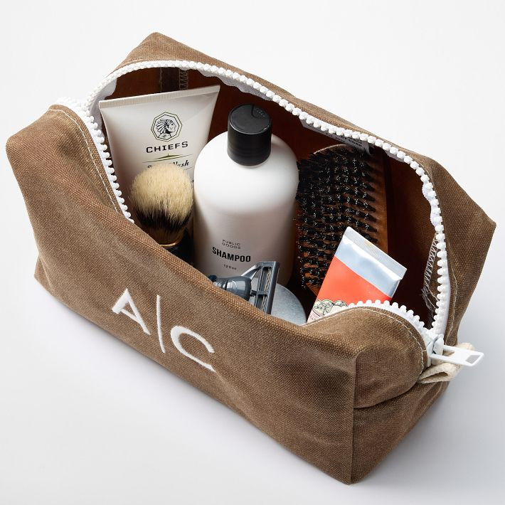 Mark & Graham x Steele Waxed Canvas Travel Pouch​ | Mark and Graham