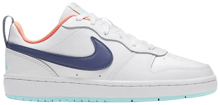 Nike Court Borough Low 2 GS 'White Dark Purple Dust' | GOAT