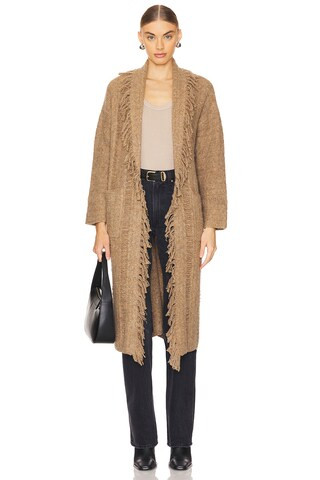 Line & Dot Altura Long Cardigan in Toffee from Revolve.com | Revolve Clothing (Global)