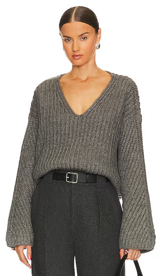 Laken Sweater in Charcoal Grey | Revolve Clothing (Global)