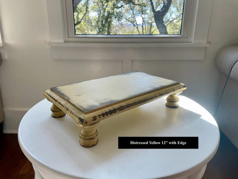 Vintage Wood Table Riser  Bathroom Makeup & Perfume Holder  - Etsy | Etsy (US)