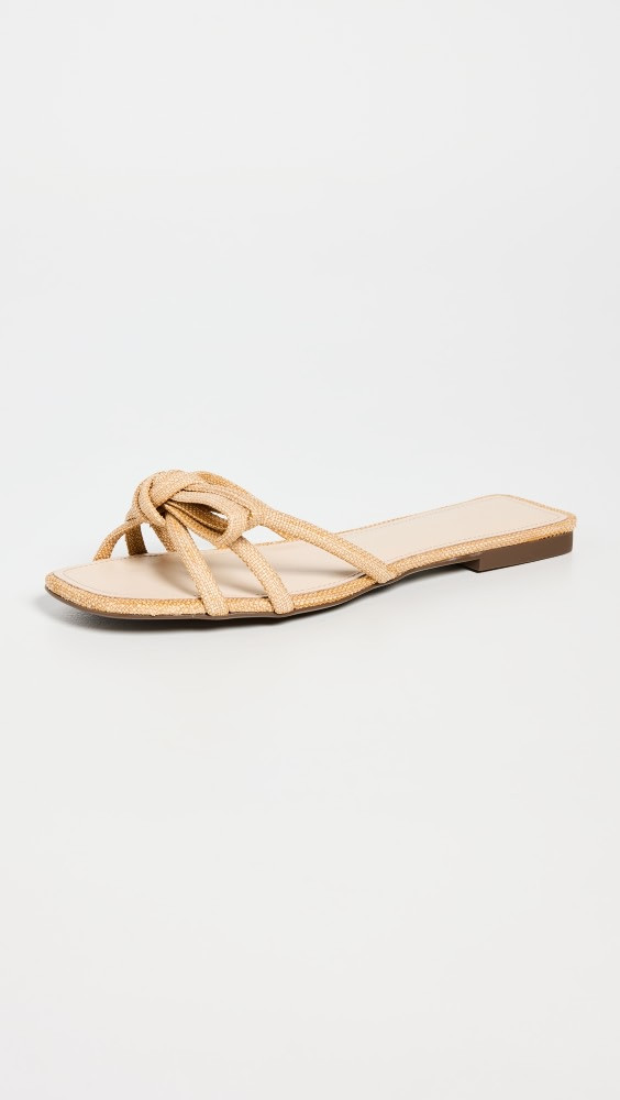 Schutz Blossom Raffia Sandals | Shopbop | Shopbop