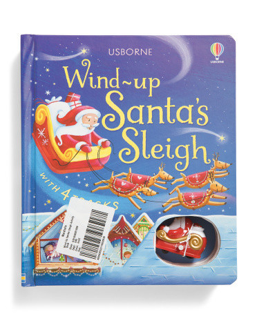 Wind Up Santas Sleigh Activity Board Book | Marshalls