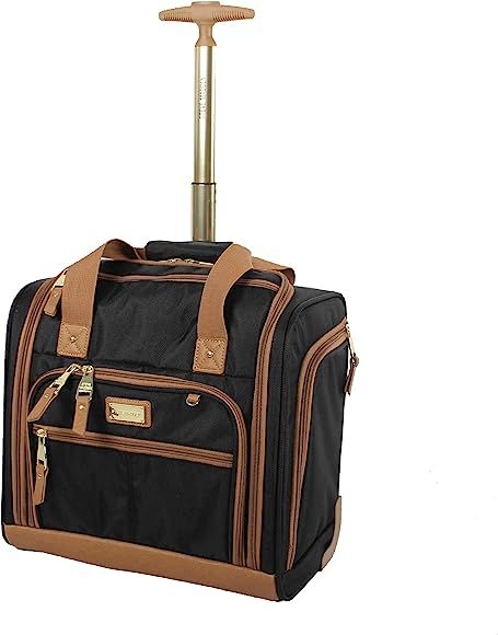 Steve Madden Designer 15 Inch Carry on Suitcase- Small Weekender Overnight Business Travel Luggag... | Amazon (US)