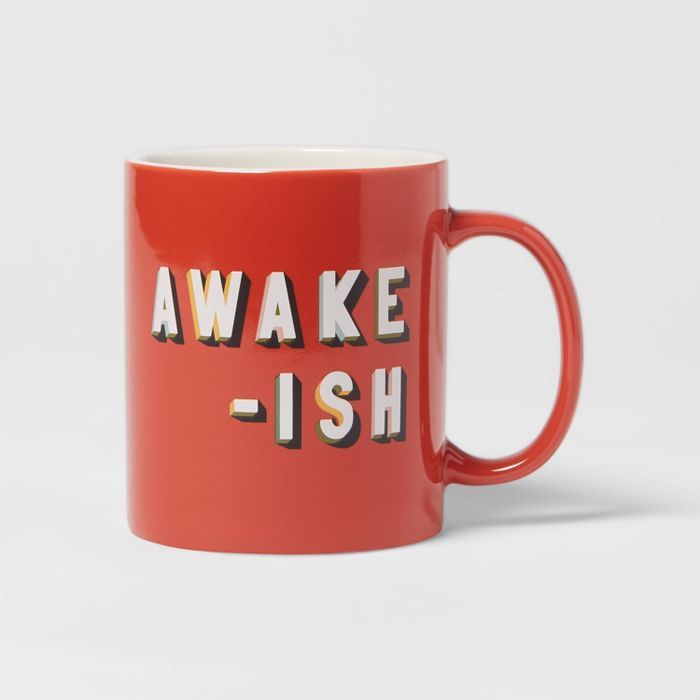 15oz Stoneware Awake-ish Mug - Room Essentials™ | Target
