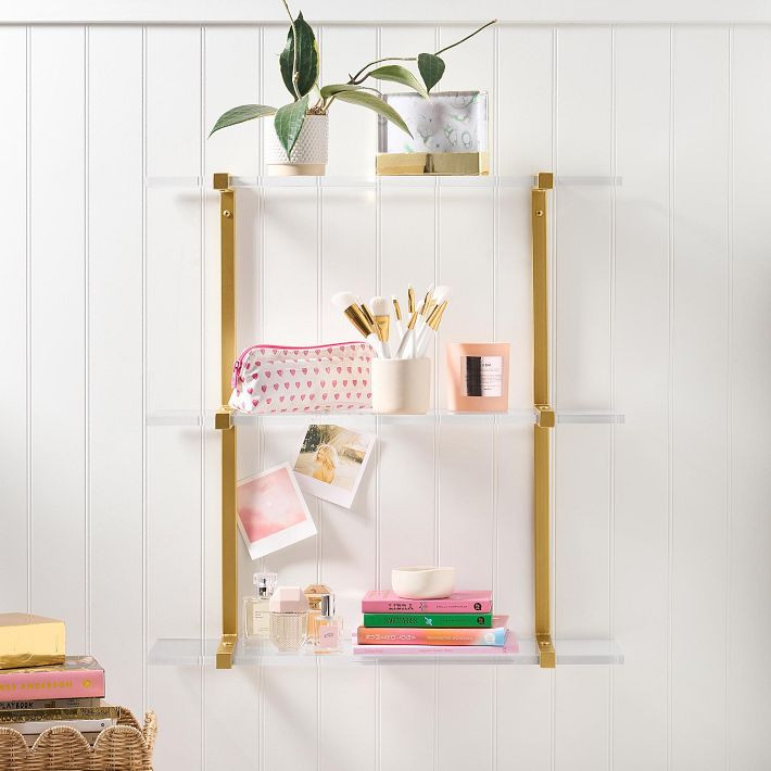 Metal Acrylic Bookcase (24"x25") | Pottery Barn Teen