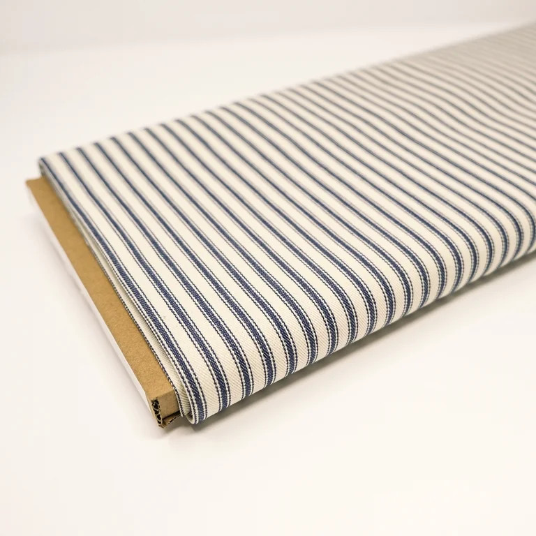 Roc-Lon 44/45 100% Cotton Woven Stripe Ticking Navy, Cut By Yard | Walmart (US)