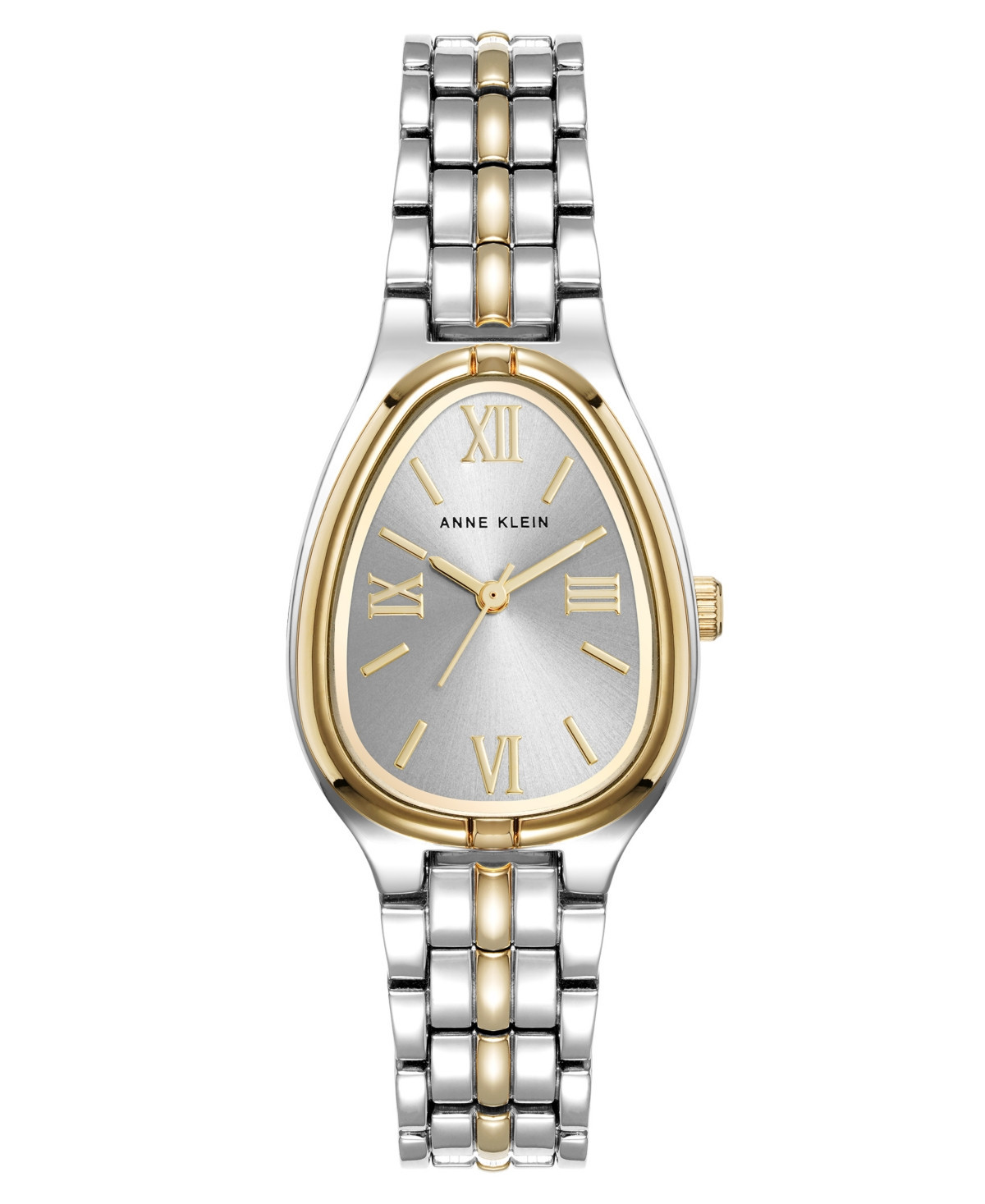 Anne Klein Women's Quartz Vintage Two-Tone Alloy Metal Watch, 25mm - Silver-Tone/Gold-Tone | Macy's