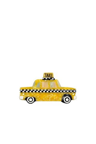 Solar Eclipse Hand-painted Yellow Taxi Cab Claw Hair Clip from Revolve.com | Revolve Clothing (Global)