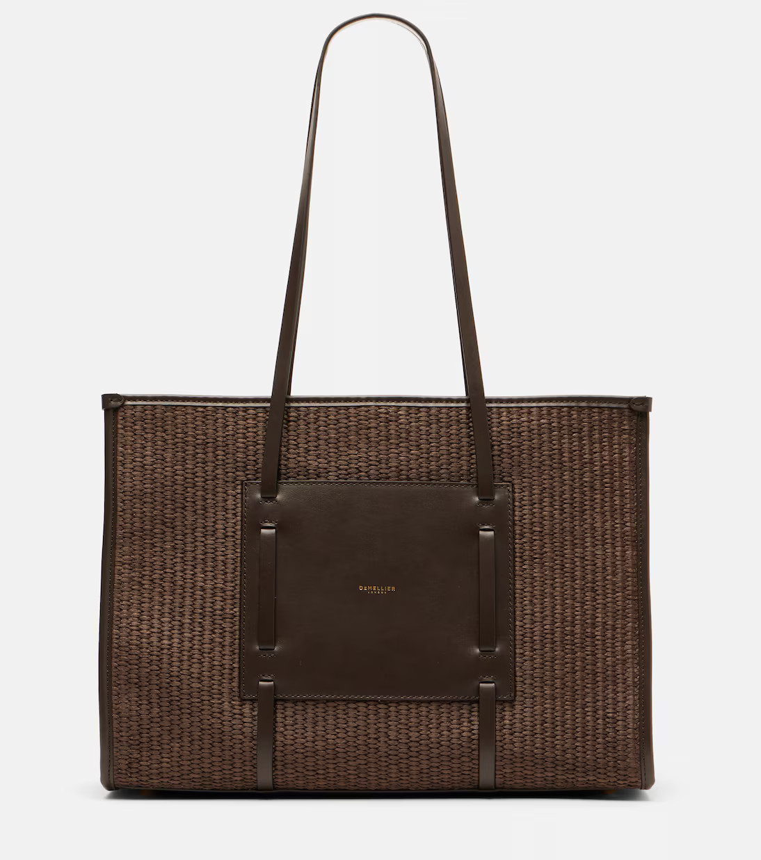 Capri leather-trimmed raffia tote bag | Mytheresa (US/CA)
