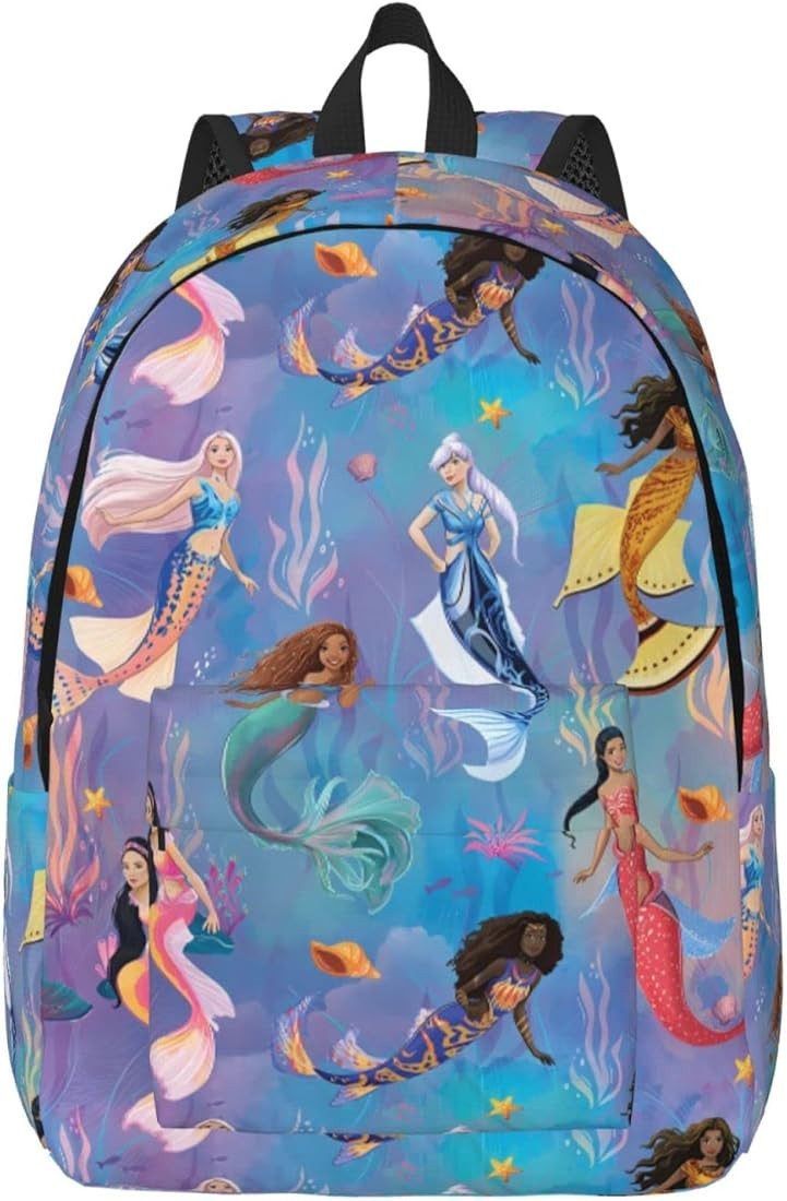 Thustin Little Mermaid 2023 halie Backpacks Casual Durable Daypack Laptop Mini backpack Waterproo... | Amazon (US)