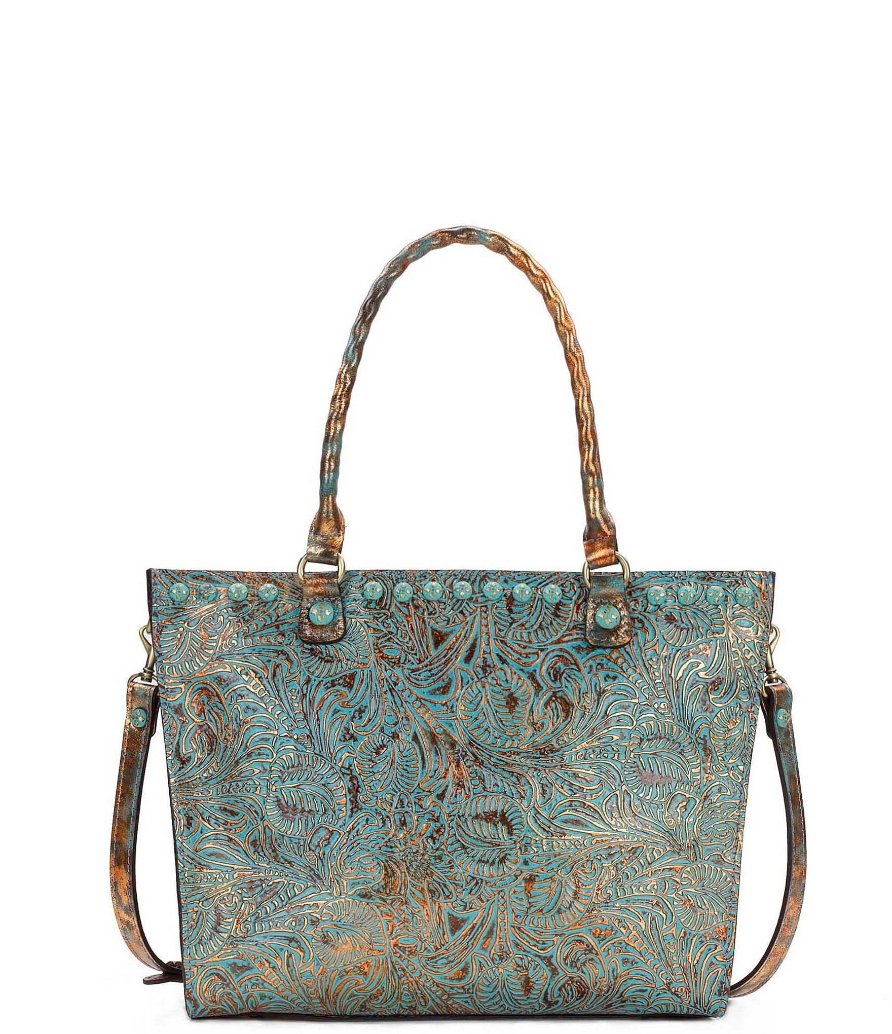 Patricia Nash Turquoise Forest Collection Zancona Tote | Dillards Inc.
