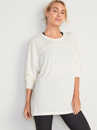Long-Sleeve UltraLite Tunic T-Shirt for Women | Old Navy (US)